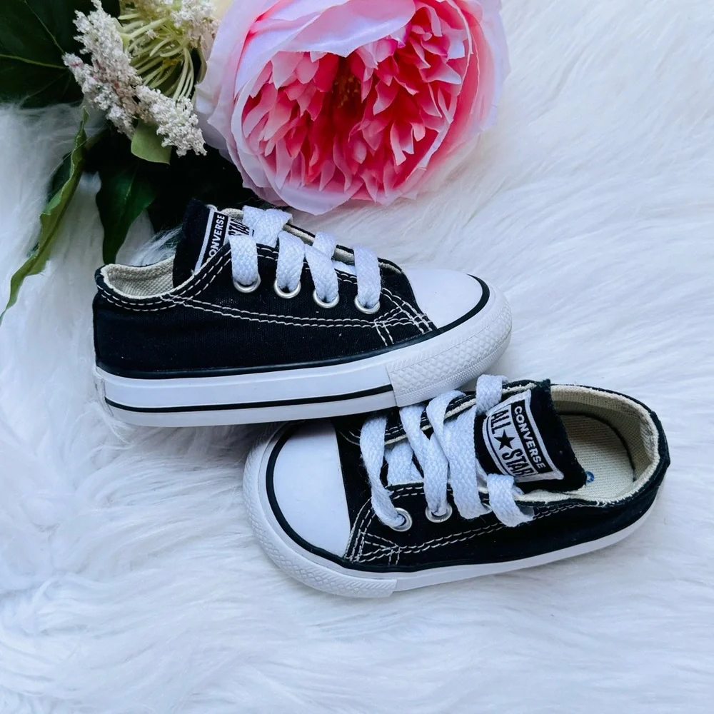 Baby/Toddler Black Converse Sneakers